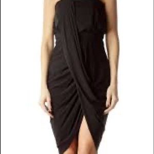 BCBG MaxAzaria Runway Black Strapless Dress NWT